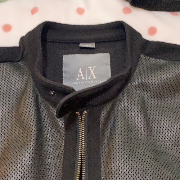 Authentic Armani Exchange Leather front jacket - Picture 5 of 5
